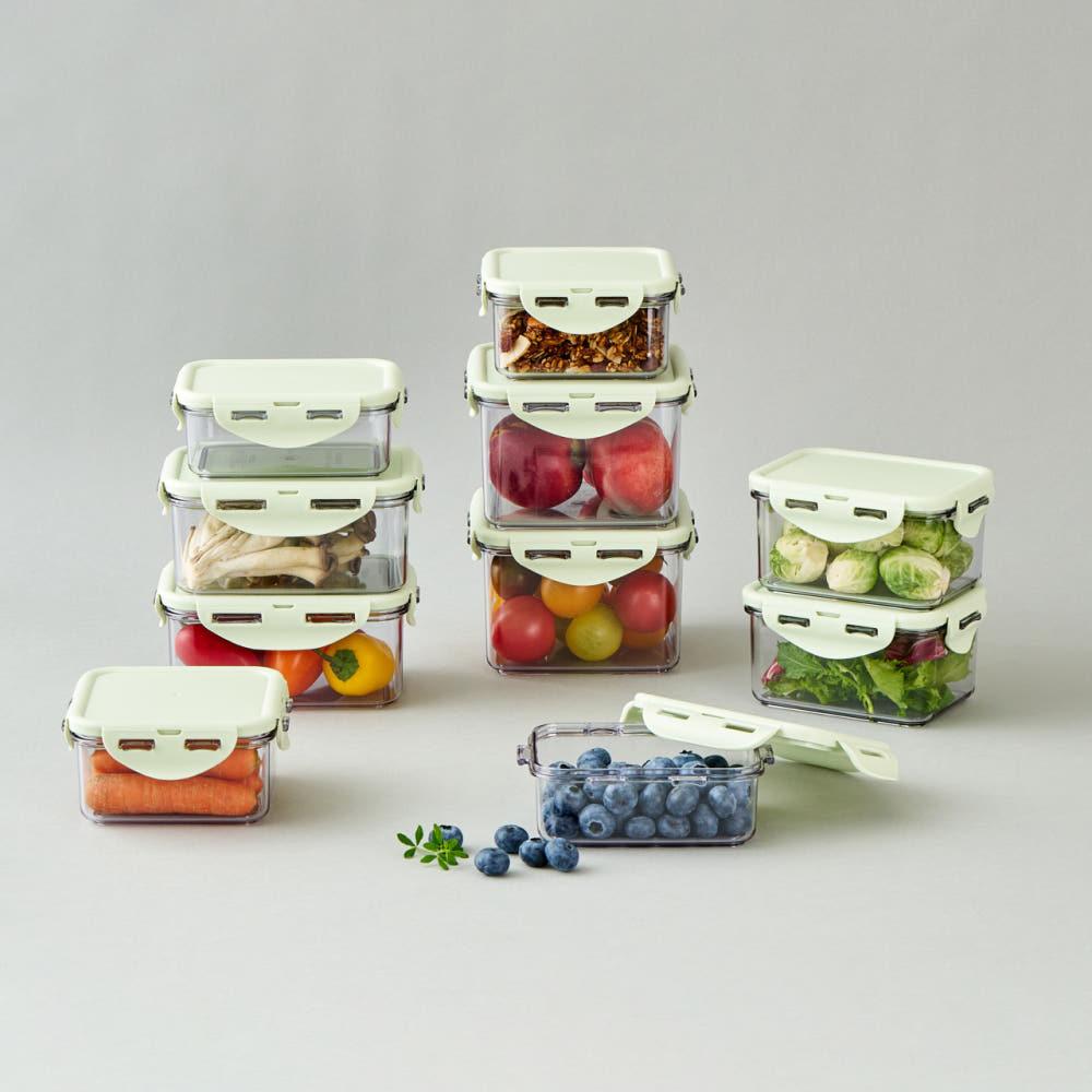 [N단독구성]락앤락 비스프리 퓨어 에코젠 밀폐용기 알뜰 10종 세트