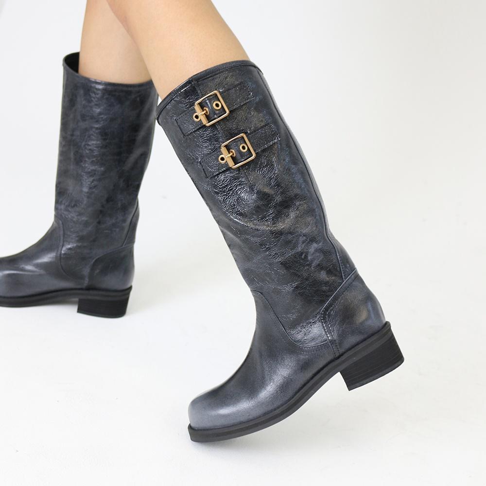 Noton Biker Boots Vintage Black