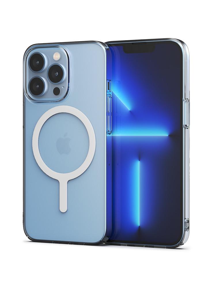 신지모루 아이폰 13 프로 맥스 M 에어로핏 베이직 미니 마그네틱 맥세이프 슬림 투명 케이스