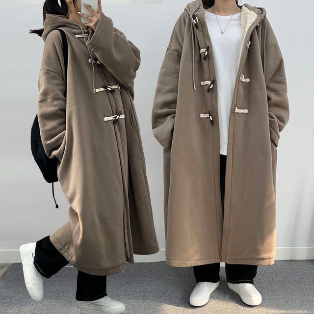 왕박시 롱 후드 야상 떡볶이 코트