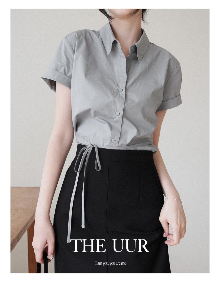 uur loah half shirts [cloud-gray]