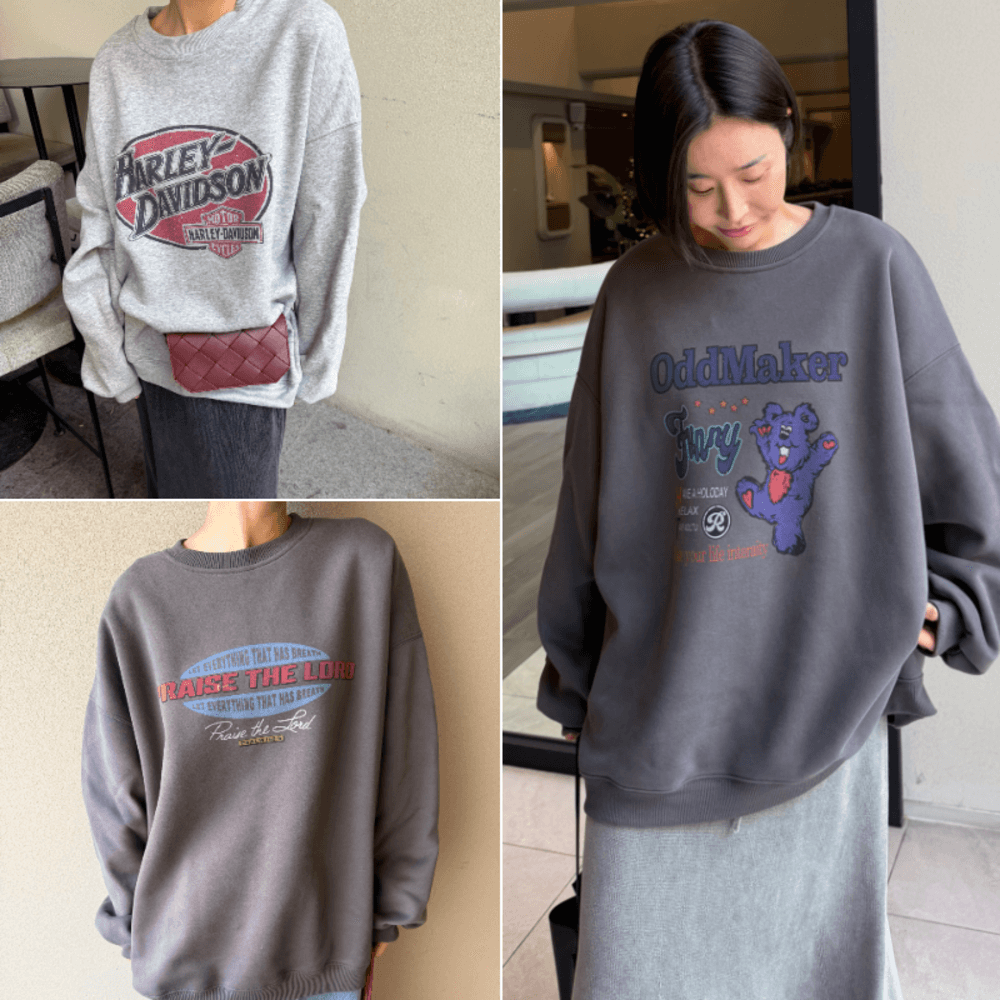 (조랑제작) 매일박시맨투맨3종