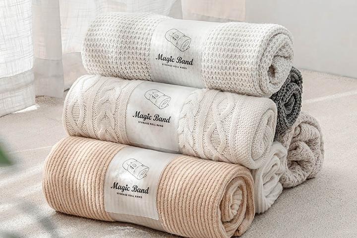 의류 수납정리 계절 옷정리 매직 밴드