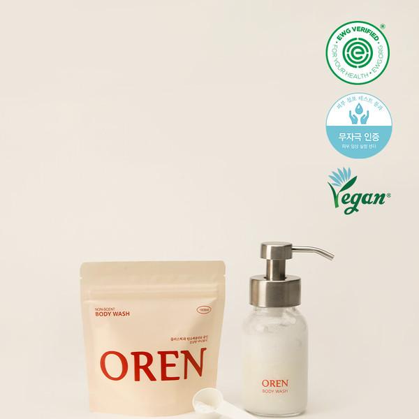 [오랜] 옥수수바디워시 1개 세트 1000ml