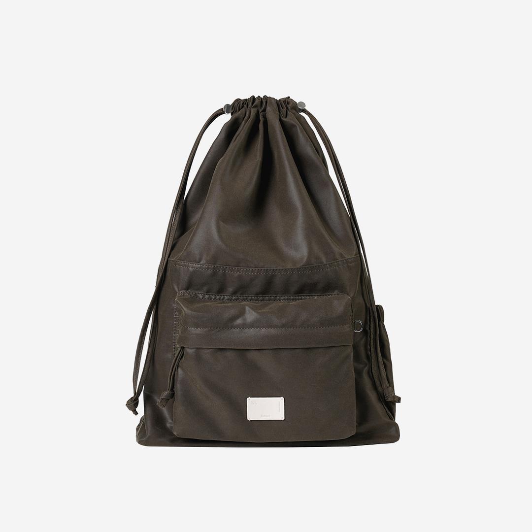 Fennec Vintage Drawstring Backpack Brown
