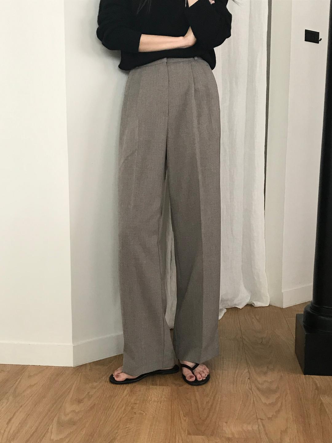 렉탱글 [주문폭주] 로드 슬랙스 (2color)