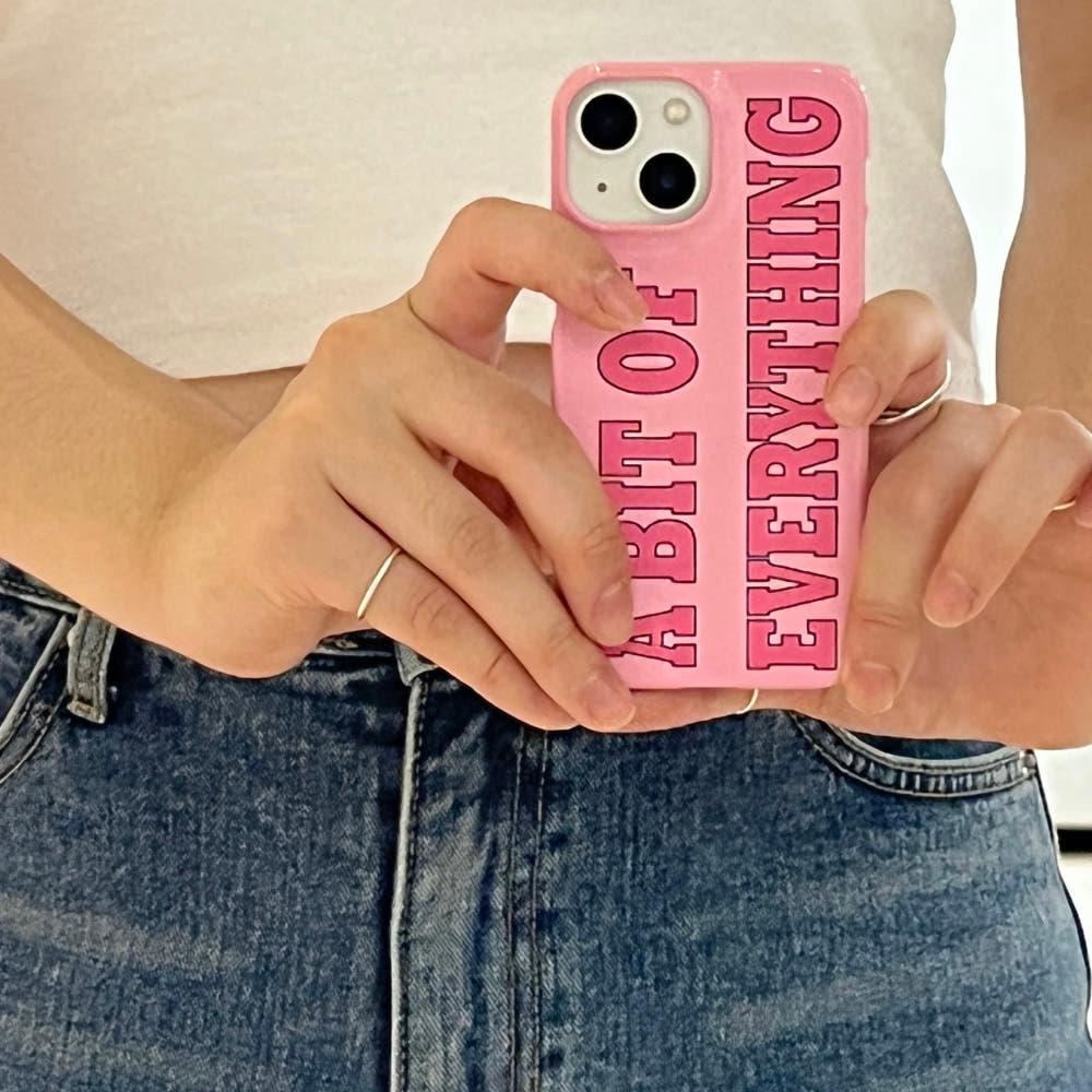 아비오에 키치핑크 아이폰15케이스 아이폰하드케이스