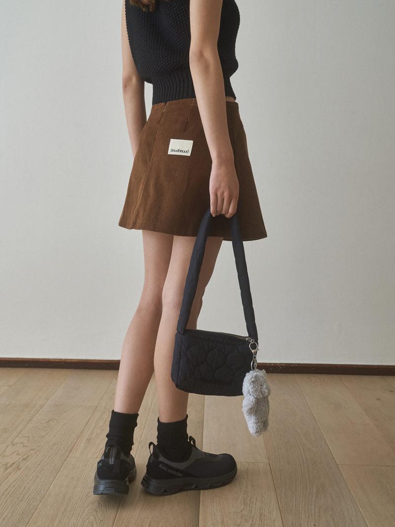 Como Brown Corduroy Skirt (7th)