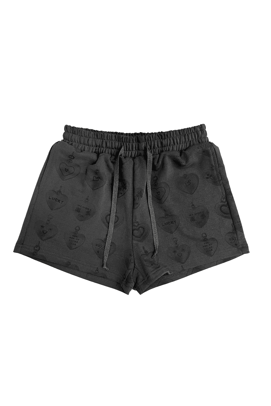 PENDANT PIGMENT SHORTS (CHARCOAL)