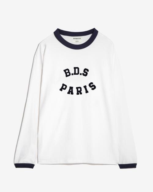 벌스데이수트(BIRTHDAYSUIT)  RINGER T-SHIRT L/S (OFF WHITE) - 사이즈 & 후기 | 무신사