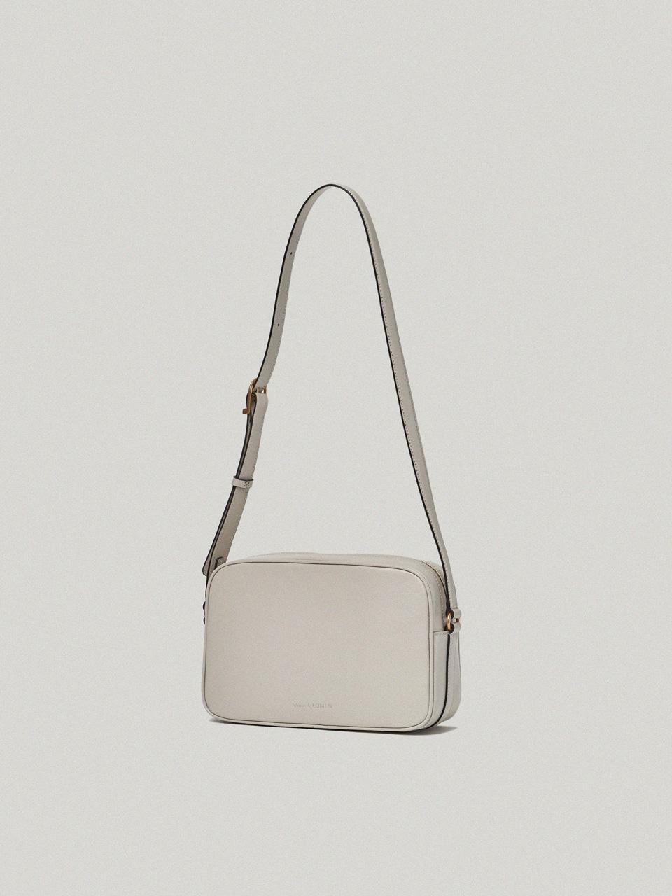 BASE CROSSBODY BAG (MISTY WHITE)