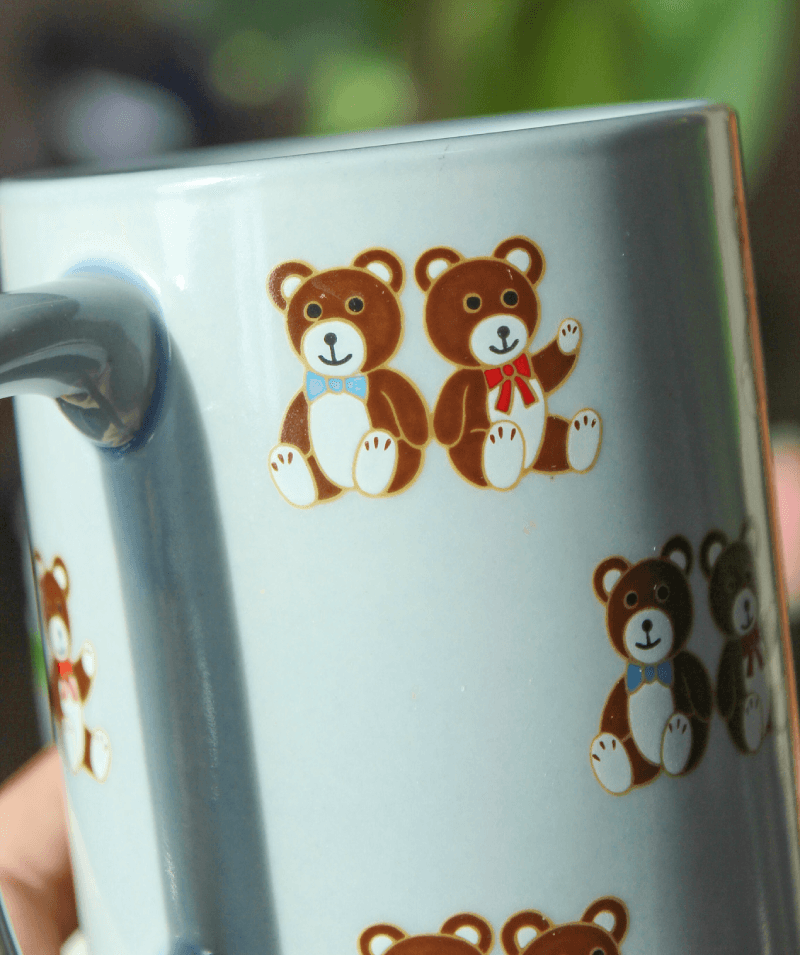 Valentine Bear Vintage Mug