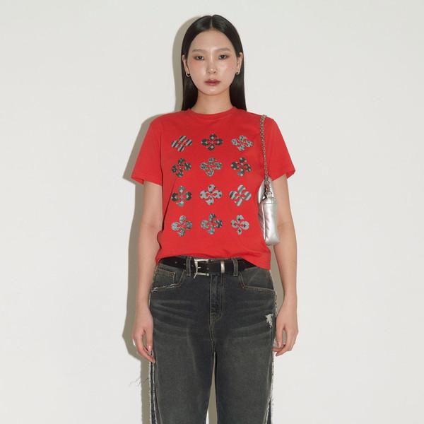 HERETIC COASTER T-SHIRT / red