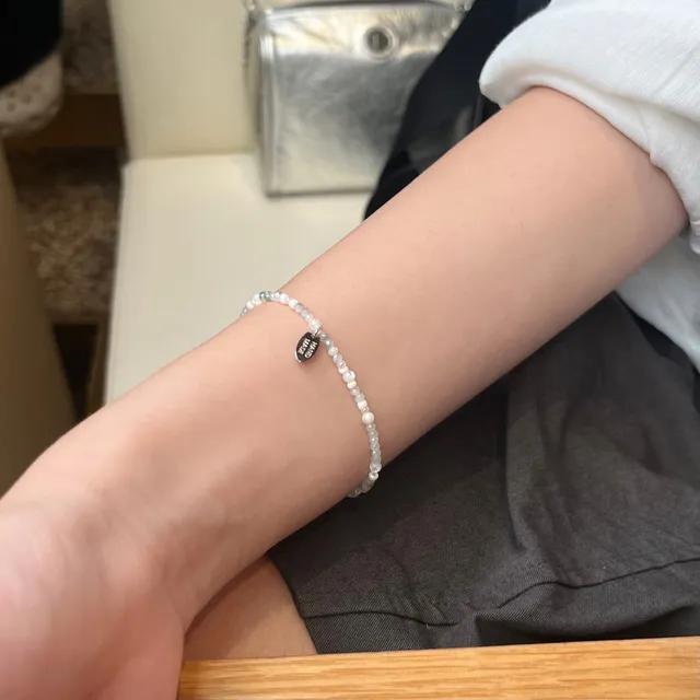 green rondelle bracelet 그린 론델컷 팔찌