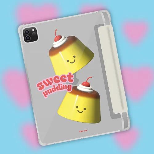 ☁⛅[🖊펜슬수납/자체제작] 푸딩푸딩 아이패드 프로5세대 7세대 에어6 13인치 11인치 10.9/12.9 패드 갤럭시탭 전기종 펜슬 수납 투명 커버 케이스