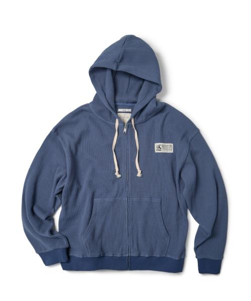 PROTOTYPE WAFFLE HOOD ZIP UP (BLUE)