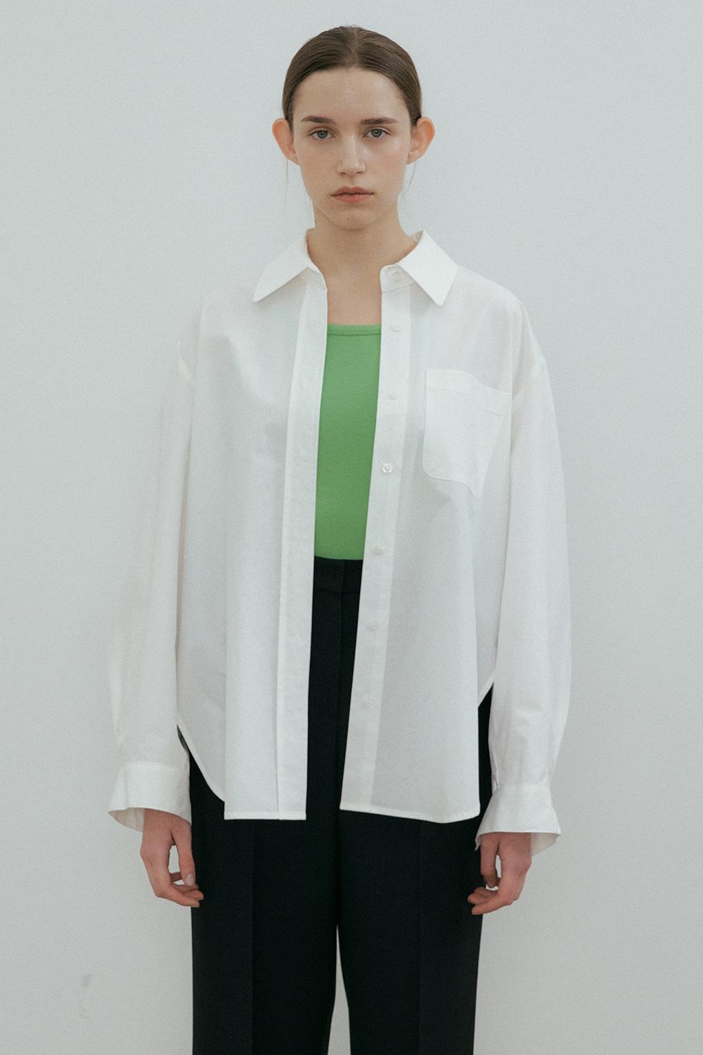 SIGNATURE BASIC SHIRT - White