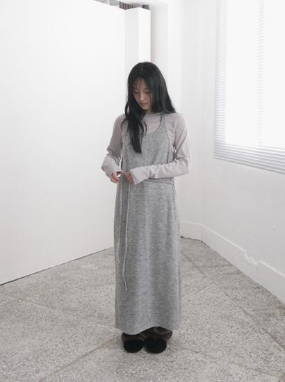 보카시 니트 홀터 원피스 (2c)