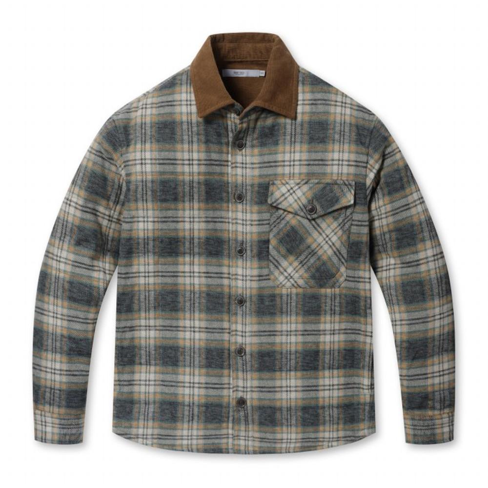 [series;] 코듀로이 카라 퀼팅 아우터 셔츠_SASFW23891GRX