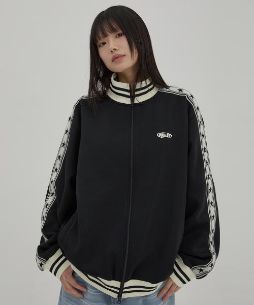 스타 트랙 져지 자켓 블랙