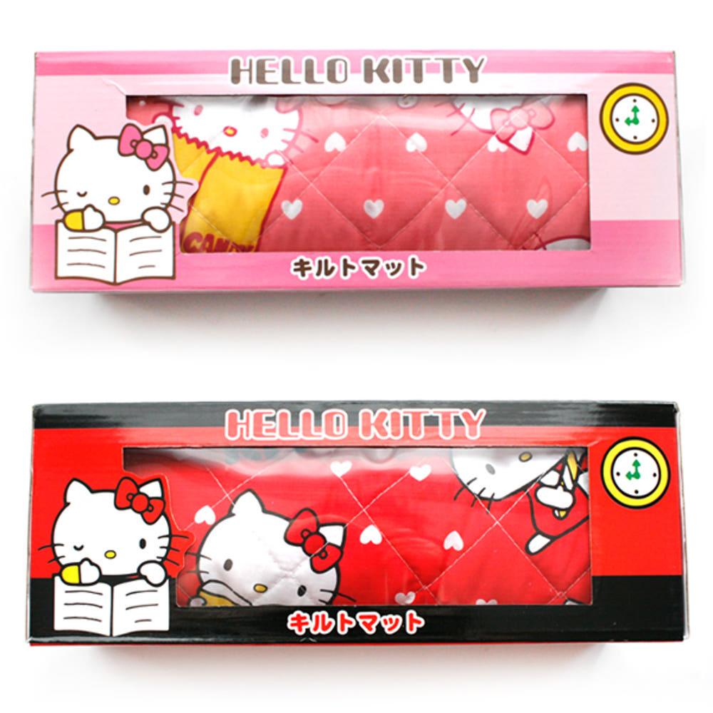 헬로키티 양면 누비 미니 퀼트이불 여름담요 덮게 깔개 매트