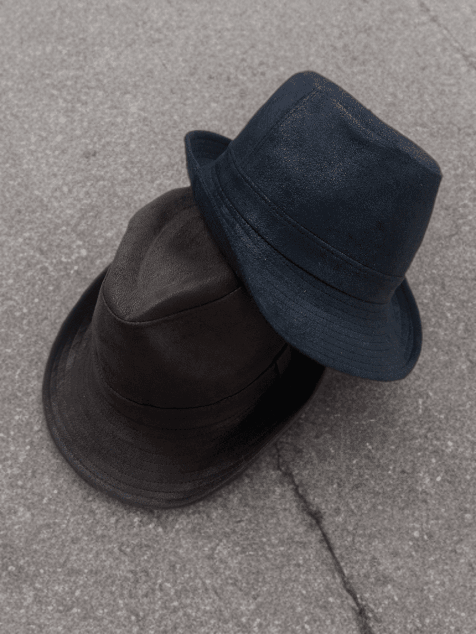 rust mustang fedora (2color)