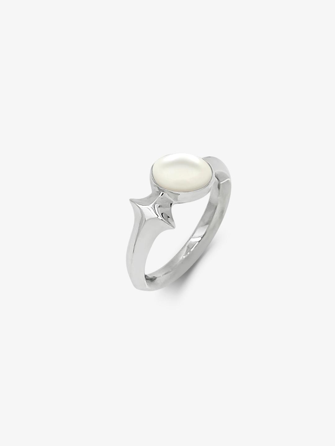 Horizon Ring in Pearl