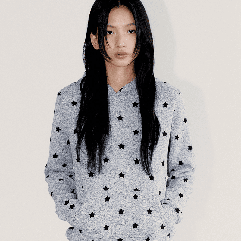 [OAFISH] Mini Star Hoodie, Melange