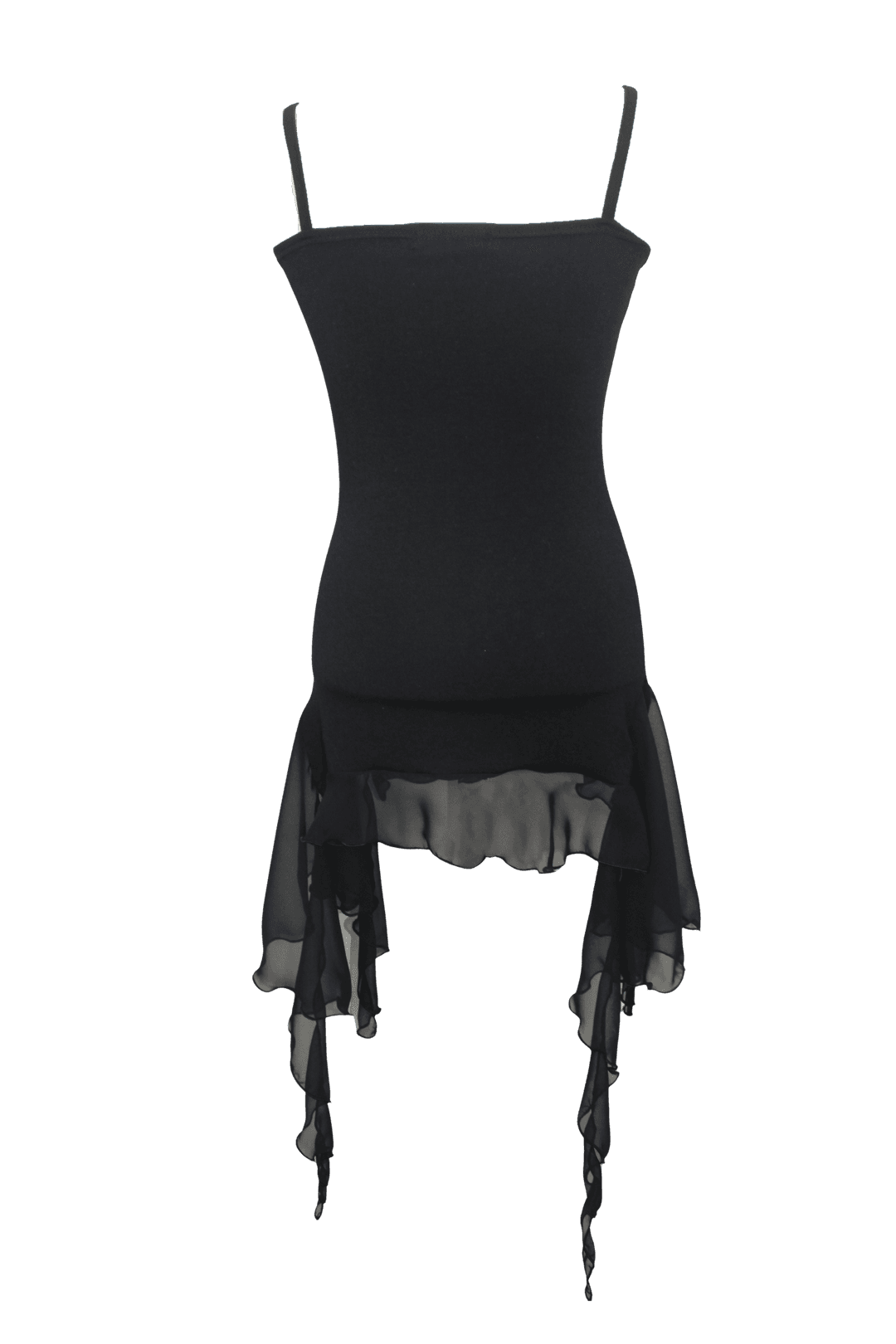 [Pink orchid house] Chiffon frill sleeveless (3color)