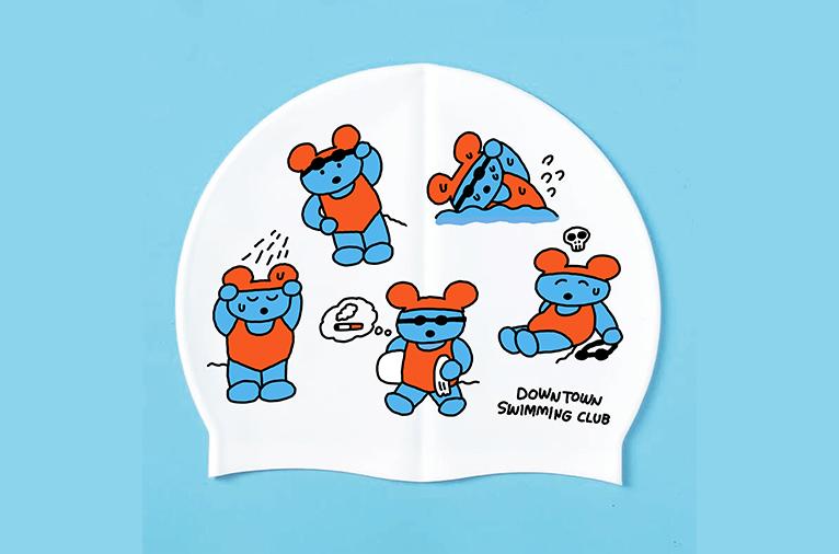 [DOWNTOWN MIX JUICE] 쥐순이 수영모자 (4차입고)