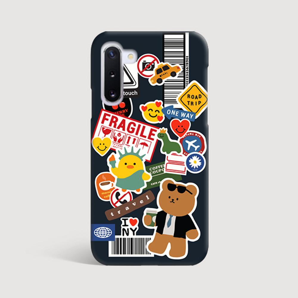 하드케이스 갤럭시노트10 VER.2트래블바코드(뉴욕시티)