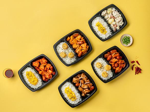 [한끼통살] 치밥 도시락 5종 (5개입)