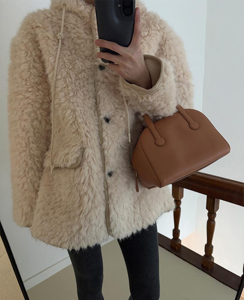 메이비베이비 Delicia Fur Coat (크림버터) (예약주문 1/7이후 순차발송)