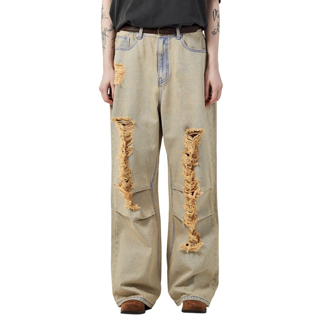 TEAR DENIM PANTS / TEAR