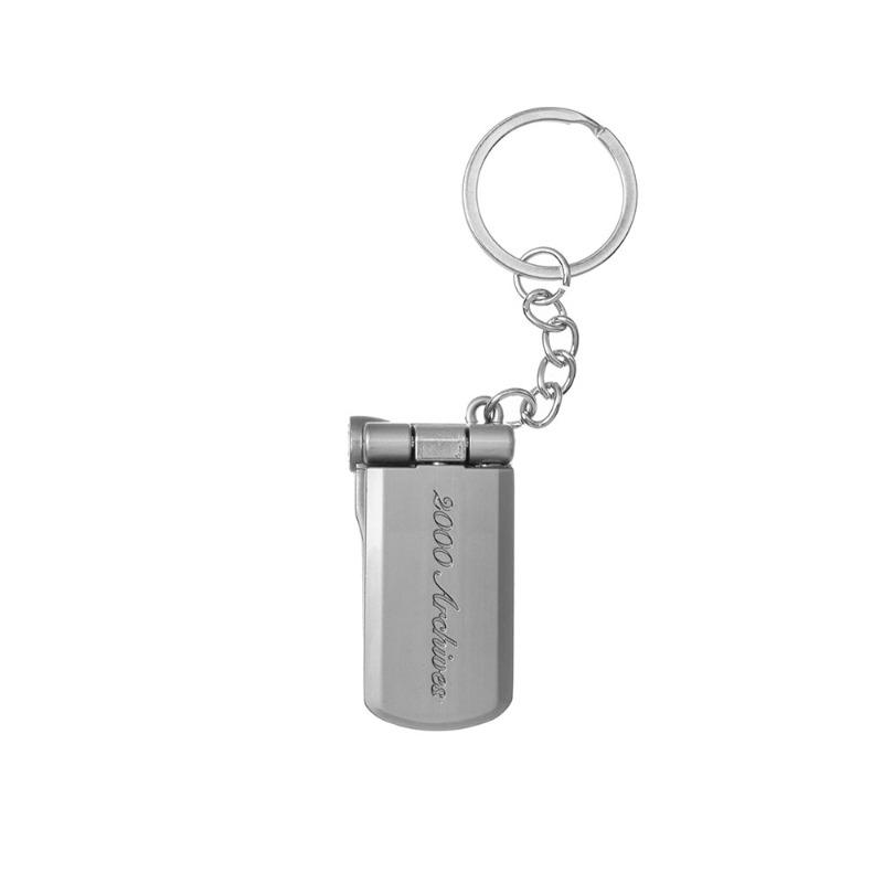 ARCHIVES PHONE KEYRING (SILVER)