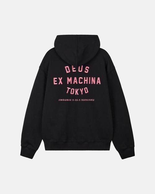 Tokyo College Address Zip Hoodie_Black