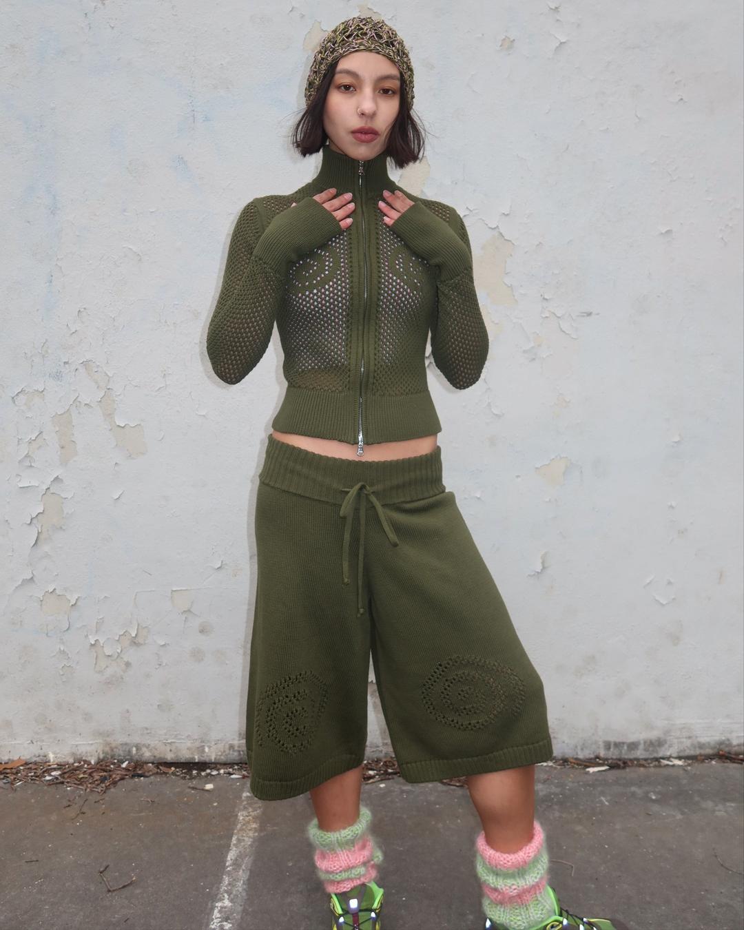 Spiral Shorts ꩜ Gator - Gator / xs/s