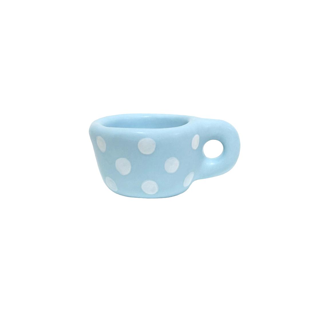 mnmm - white dot (sky blue)