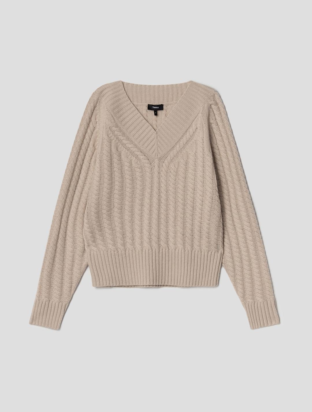 🖤단하루,슈퍼딜🖤 Women Cashmere Textured Pullover - Pale Sand