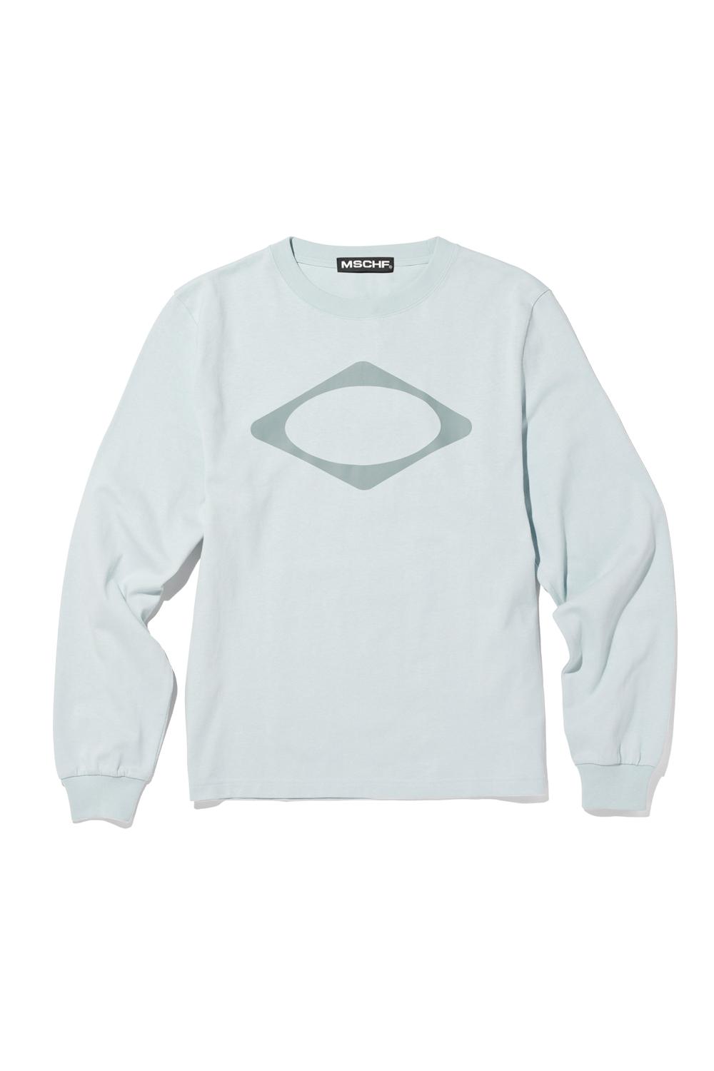 RHOMBUS LONG SLEEVE_SKY BLUE