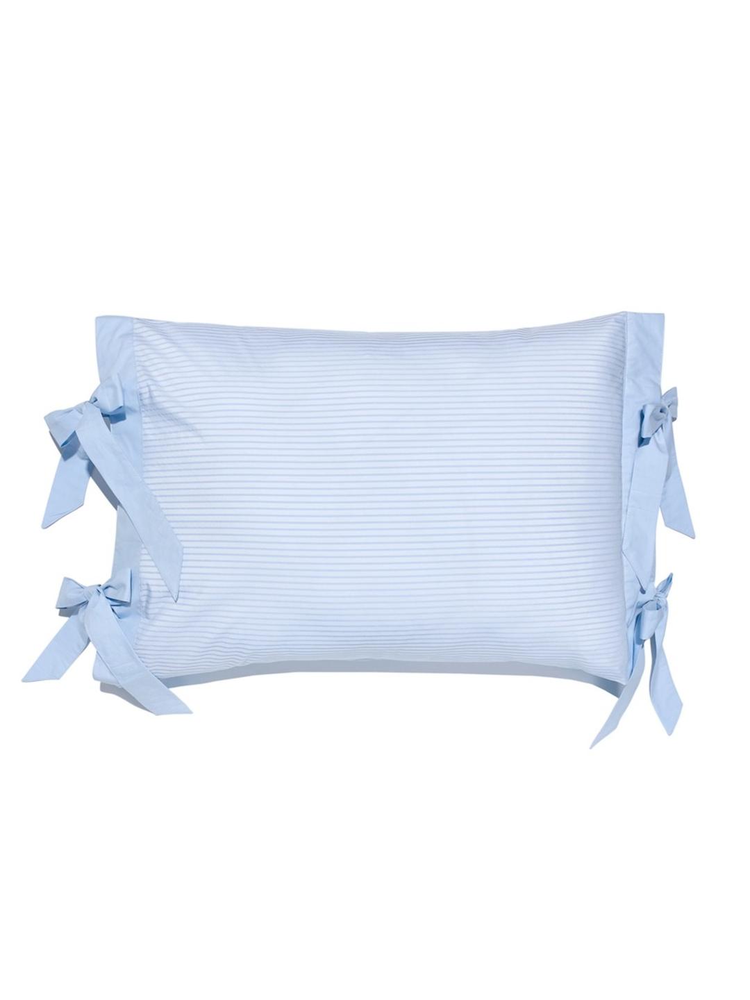 DREAM CLOUD PILLOW COVER (BABY BLUE STRIPE)