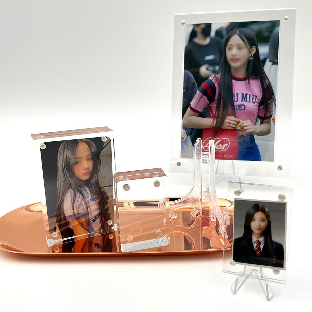 투명 아크릴액자 생카포토존 자석 포카 포토카드 프박사이즈 액자