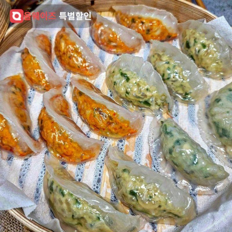❤9월 한정특가!❤감자피 쫀득한 투명만두 모음전 (김치만두/새우만두/고기만두)