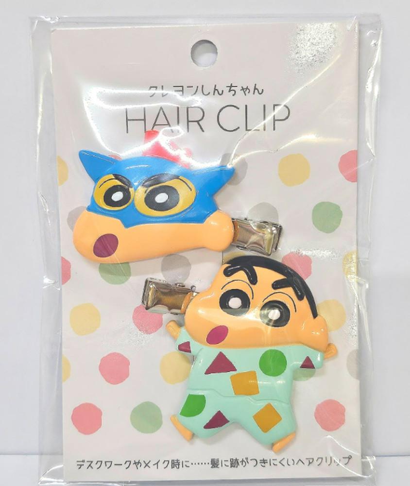 짱구 앞머리 헤어핀 2p세트 아크릴파츠 액션가면 잠옷짱구 2개 세트