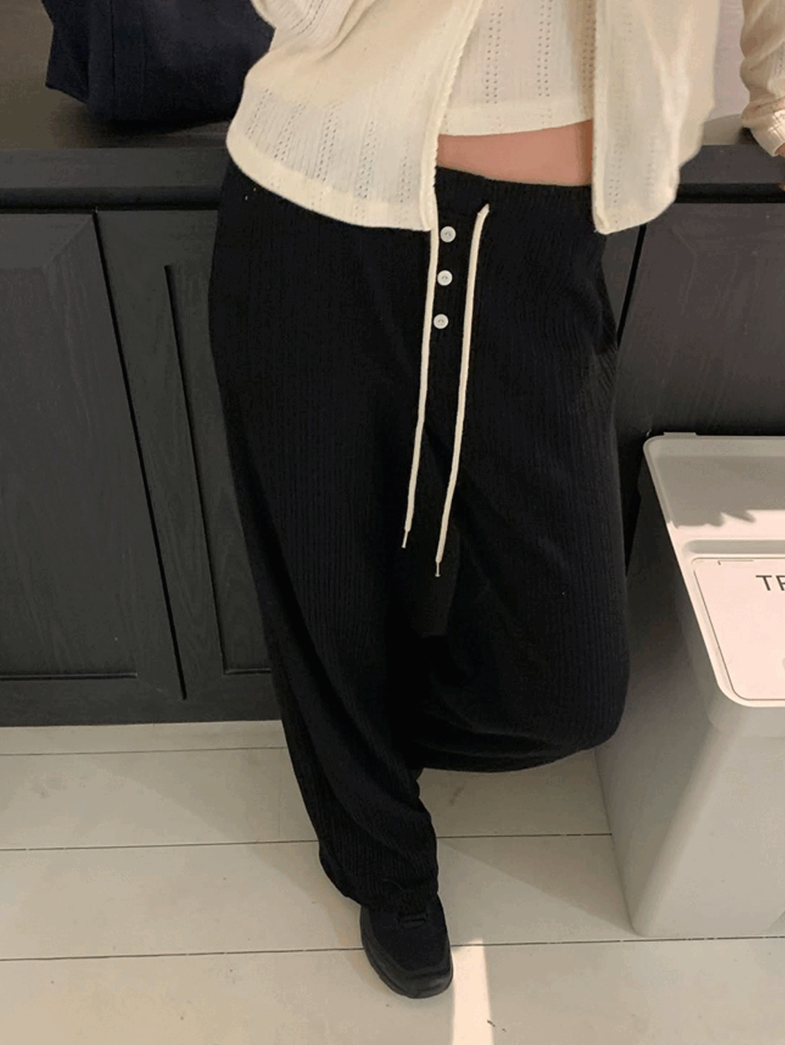 daily button pants (3color)