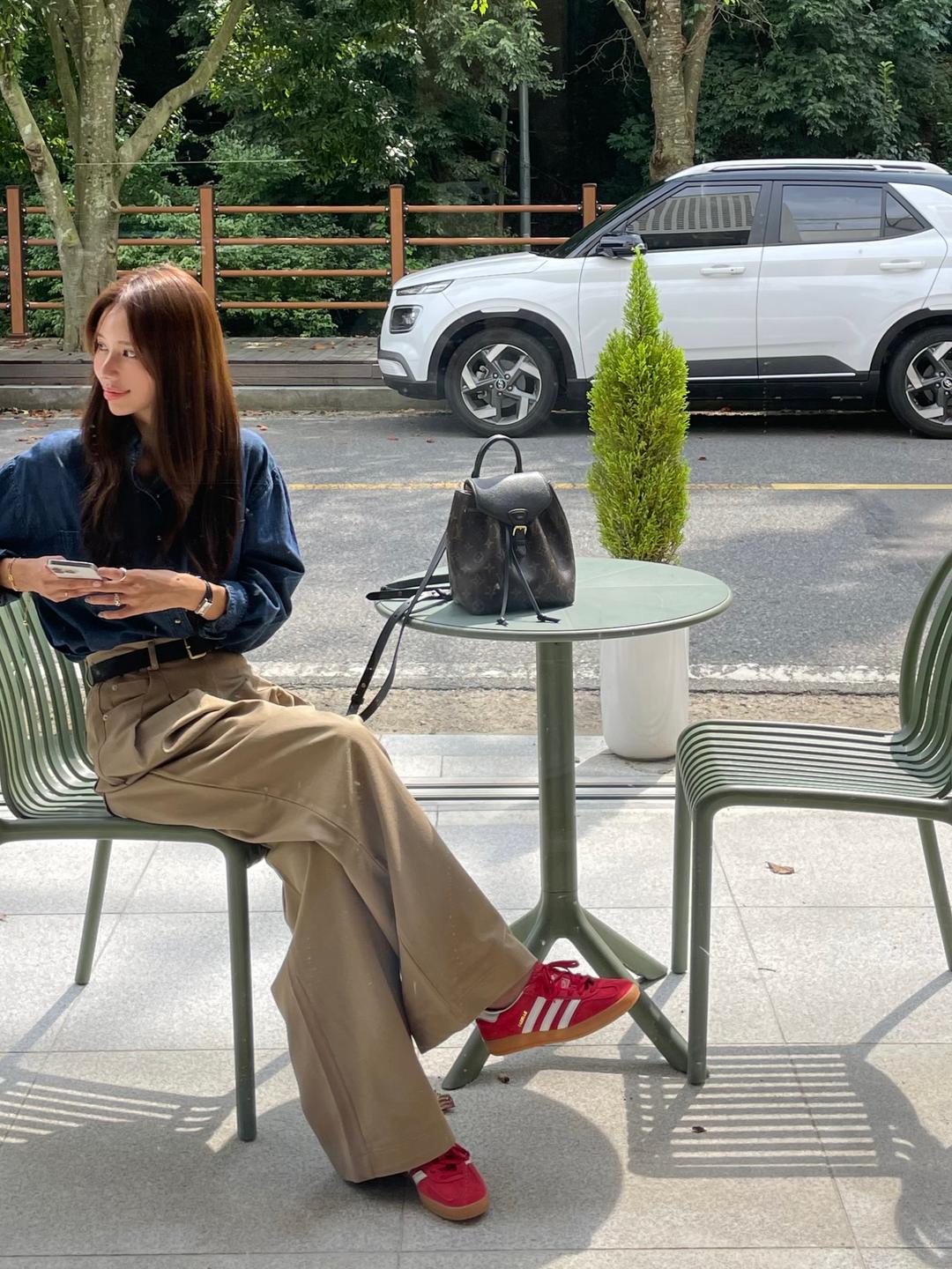 아로 데님 셔츠