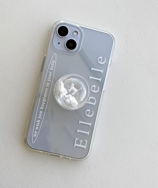 flying cat 레진 투명 반구 그립톡