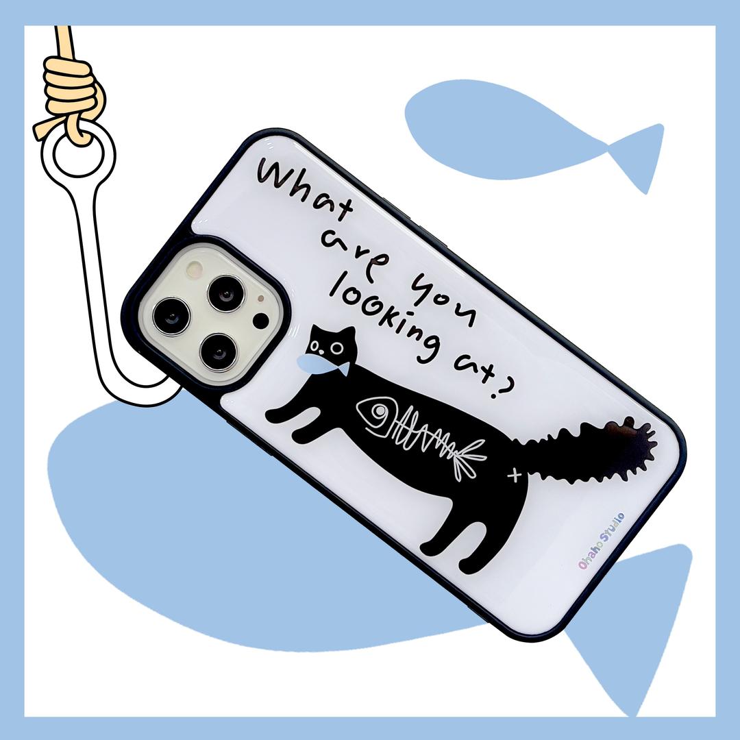 뭘보냥이 Phone case (에폭시범퍼)