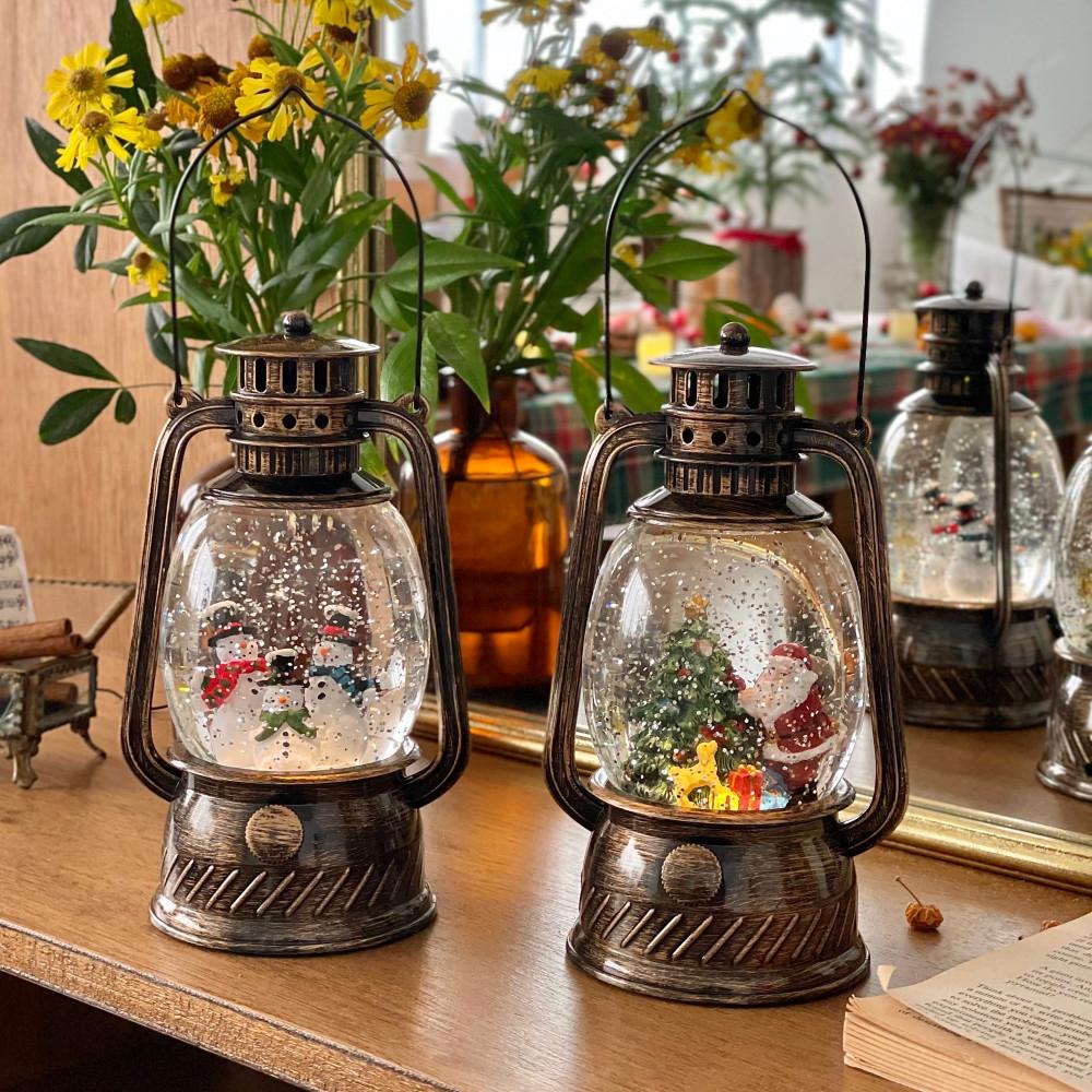크리스마스 선물 코코 랜턴 오르골 캠핑 조명 스노우볼 무드등
