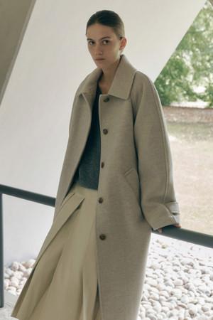Maxi reglan wool coat